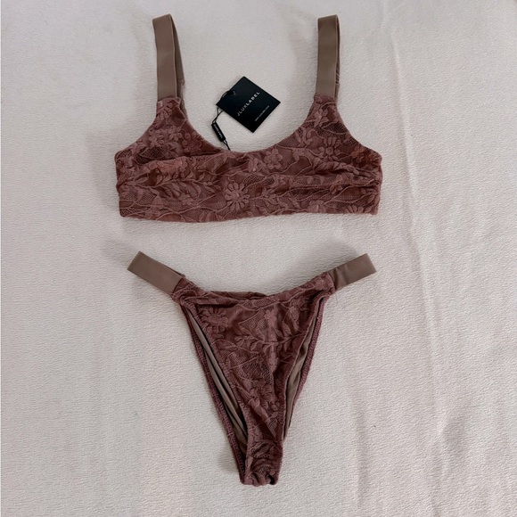 JLUXLABEL Two Piece Lace Bikini Swimsuit - NWT - Picture 1 of 1